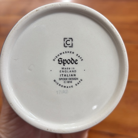 Spode made in England BLUE ITALIAN 5" Creamer Pitcher - Picture 7 of 9